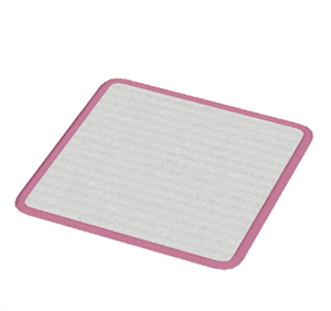 Rose Small square rug