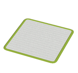 Lime Small square rug