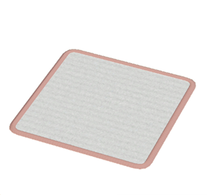 Pink Small square rug