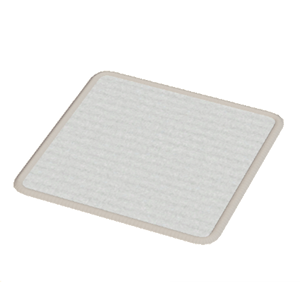White Small square rug