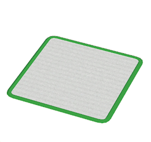 Green Small square rug
