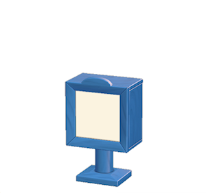 Blue Standing frame