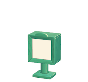 Aquamarine Standing frame