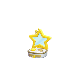 Orange Star-shaped dresser