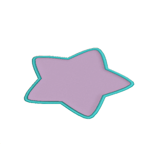 Plum Star mat