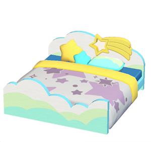 Plum Starry-sky bed