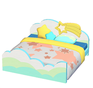 Red Starry-sky bed