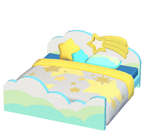 Yellow Starry-sky bed