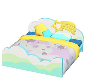 Purple Starry-sky bed