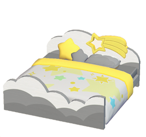 Black Starry-sky bed