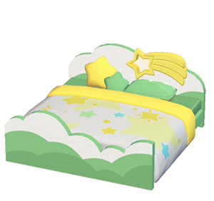 Green Starry-sky bed