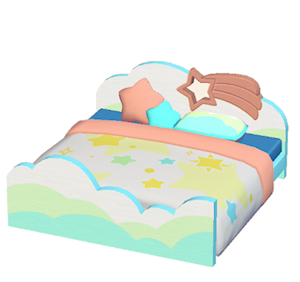 Red Starry-sky bed