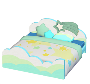 Aquamarine Starry-sky bed
