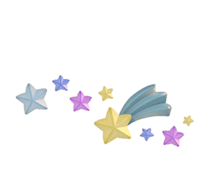 Blue Star wall decoration