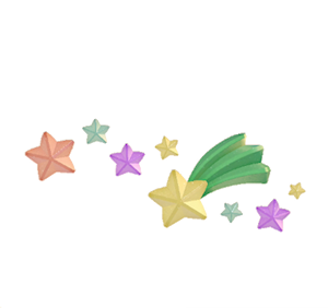 Aquamarine Star wall decoration
