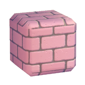 Pink Stone brick wall