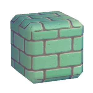 Aquamarine Stone brick wall