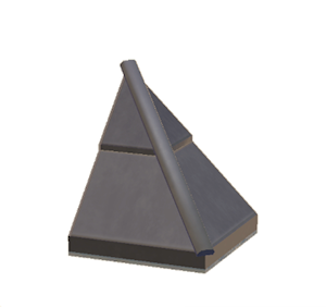 Black Stone hipped roof