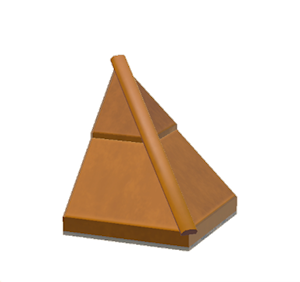 Orange Stone hipped roof
