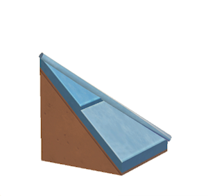 Brown Stone hipped roof