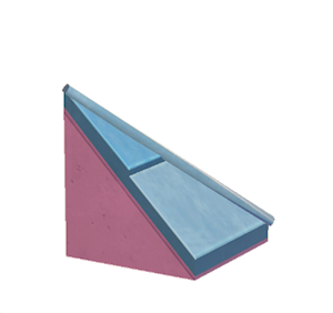 Rose Stone hipped roof