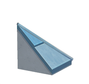 Gray Stone hipped roof