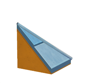 Orange Stone hipped roof