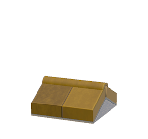 Yellow Stone roof decoration