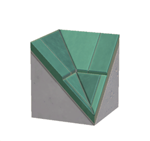 Aquamarine Stone roof valley