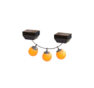 Orange String lights