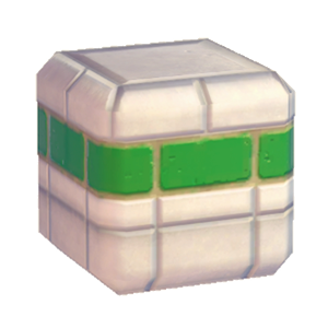 Green Stylish brick wall (lower)
