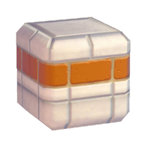 Orange Stylish brick wall (lower)