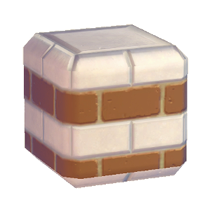 Brown Stylish brick wall (middle)