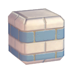Cyan Stylish brick wall (middle)