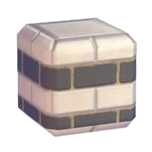 Black Stylish brick wall (middle)