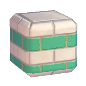Aquamarine Stylish brick wall (middle)