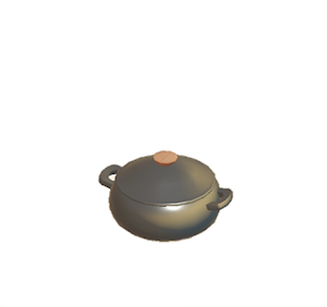 Black Stylish cooking pot