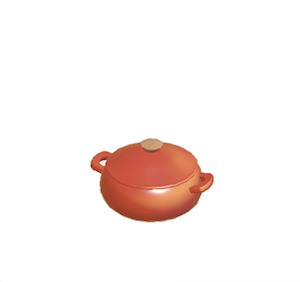Red Stylish cooking pot