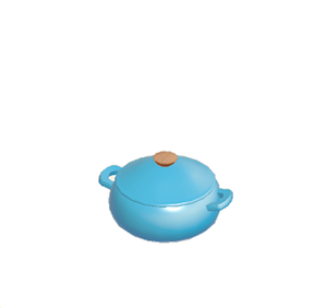 Blue Stylish cooking pot
