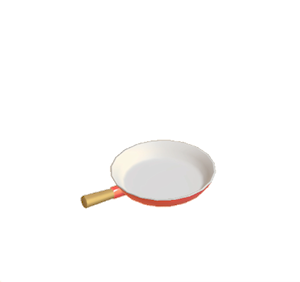 White Stylish frying pan