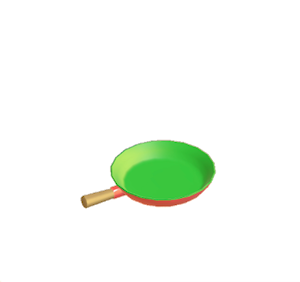 Green Stylish frying pan