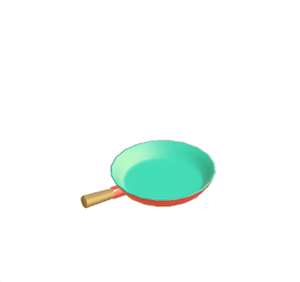 Aquamarine Stylish frying pan