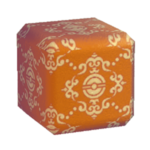 Orange Stylish Pok&eacute; Ball print