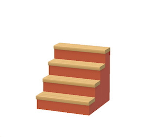 Red Stylish steps