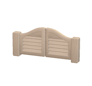 Beige Swinging doors