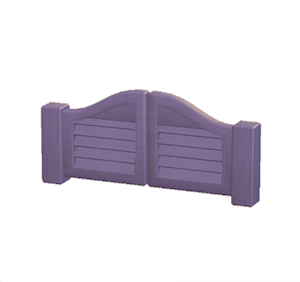 Plum Swinging doors