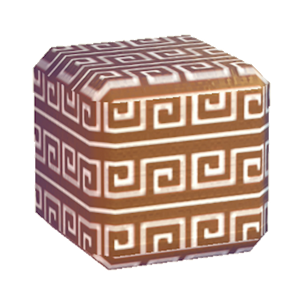 Brown Swirl print