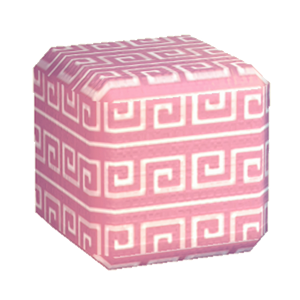 Pink Swirl print