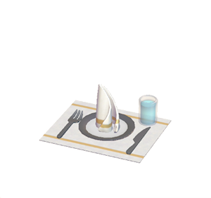 Black Table setting