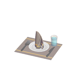 Beige Table setting